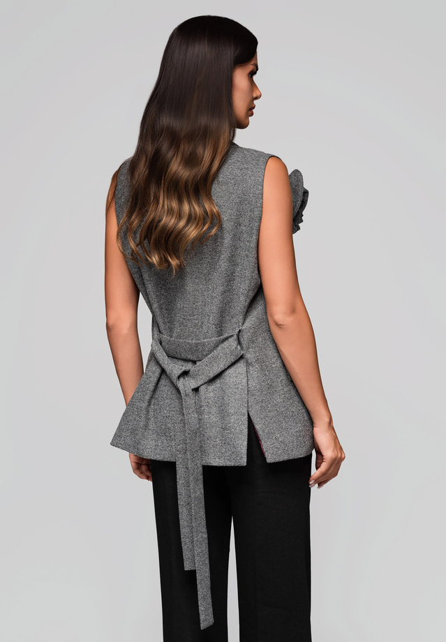 Women's vest LW-BLZV-0102 - grey