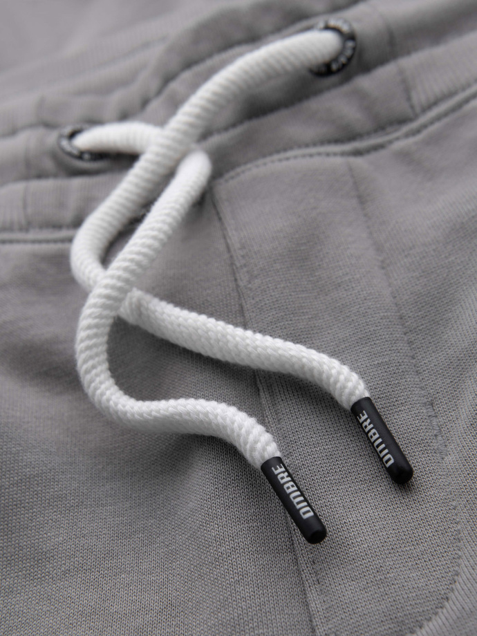 Men's jogger sweatpants - gray V8 OM-PABS-0173