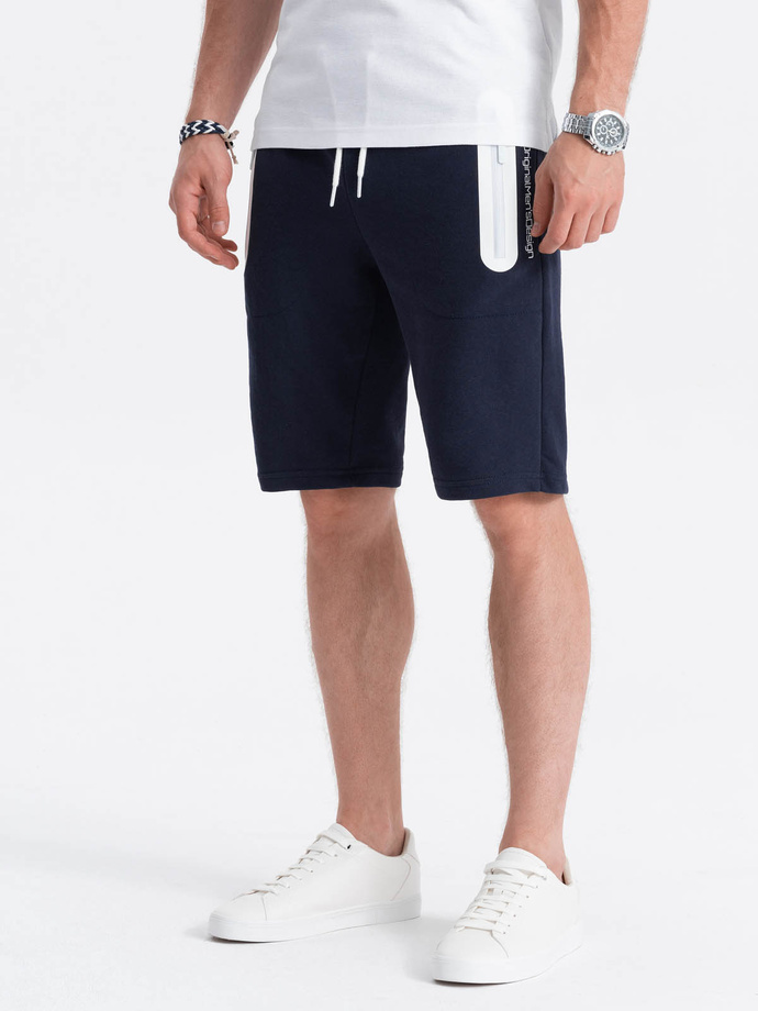 Men's sweatshorts - navy V4 W239