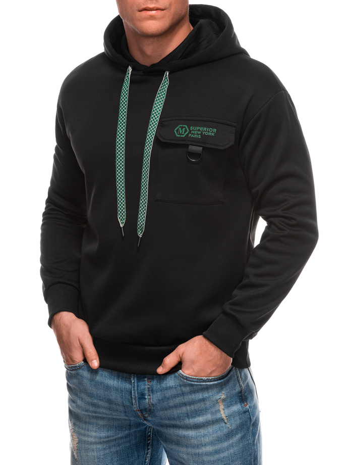 Men's zip-up sweatshirt B1700 - black