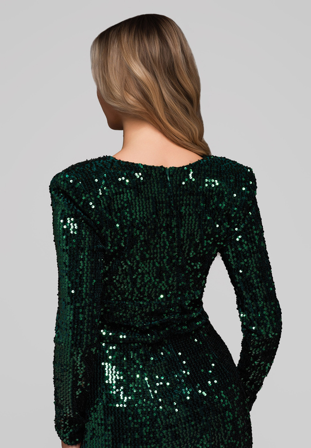 Evening dress LA-OM-DLR262 - bottle green