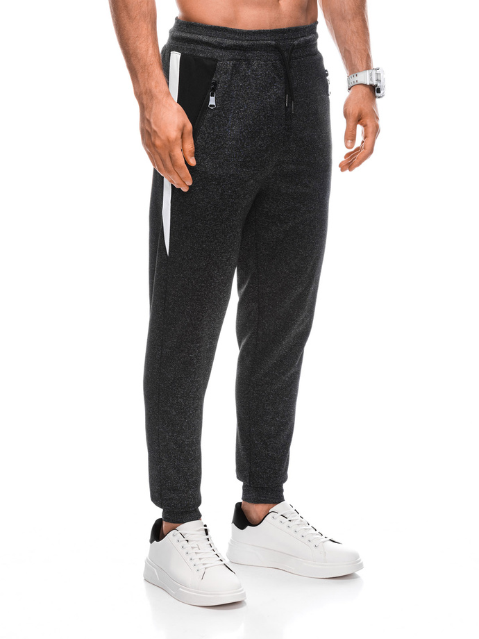 Men's sweatpants P1394 - dark grey