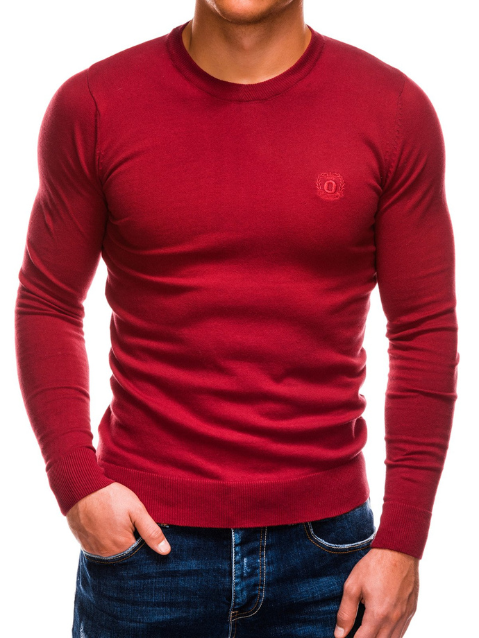 Men's sweater - red E122