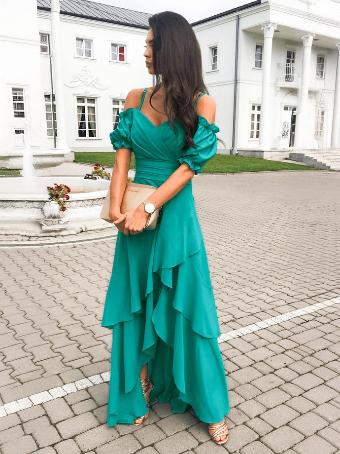 CARLA maxi dress DLR146 - turquoise