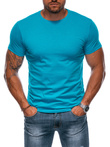 Men's plain t-shirt EM-TSBS-0100 - turquoise