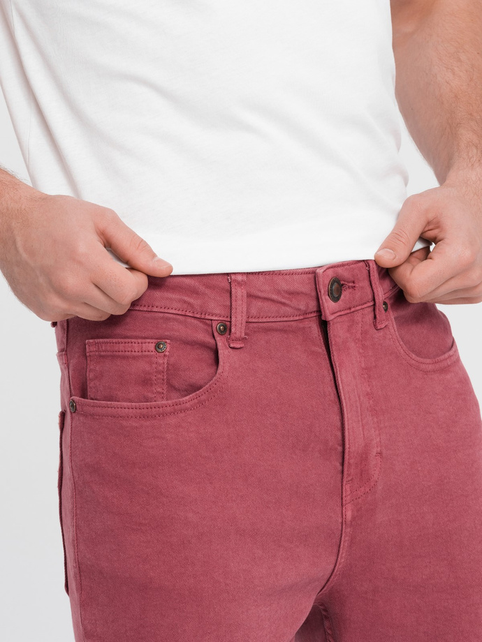 Men's jeans - red P1058
