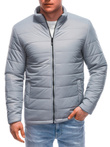 Men's mid-season quilted jacket C526 - grey