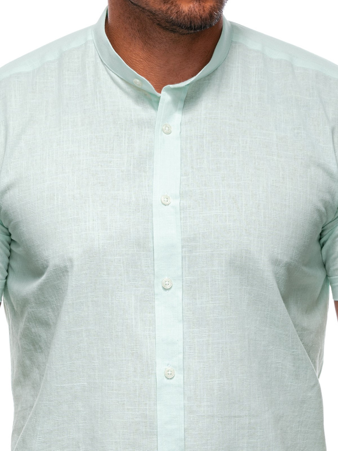 Men's short sleeve shirt K681 - mint