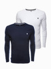 white || navy blue