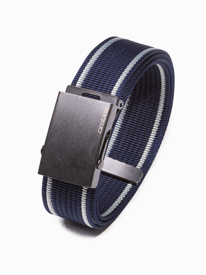 Men's belt of sash - navy blue A028