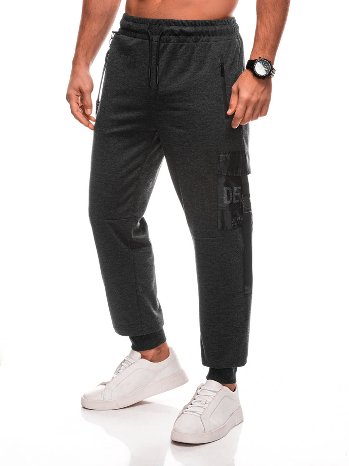 Men's sweatpants P1505 - dark grey