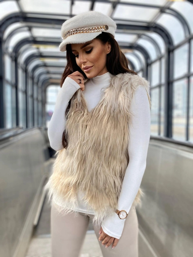 Women's vest VLR010 - beige