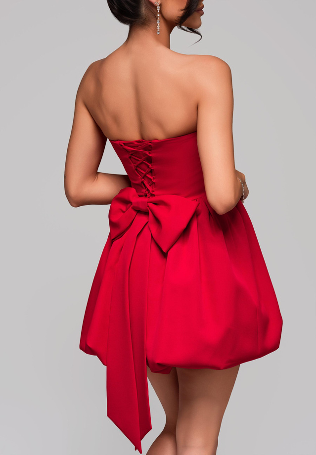 Evening dress LA-OM-DLR126 - red