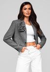 Women's jacket LW-BLZB-0100 - grey