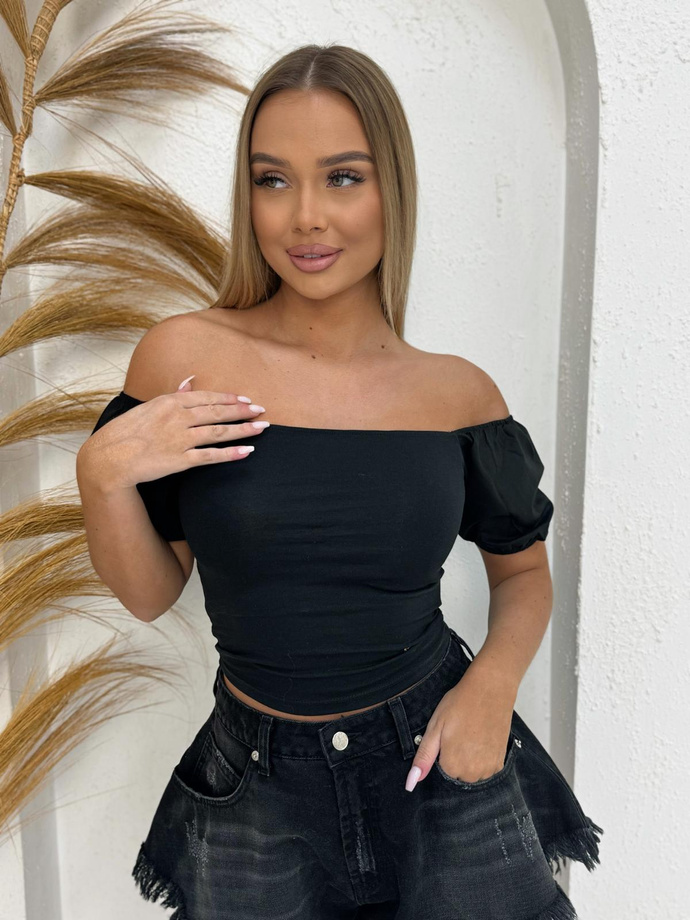 Women's blouse LLR027 - black