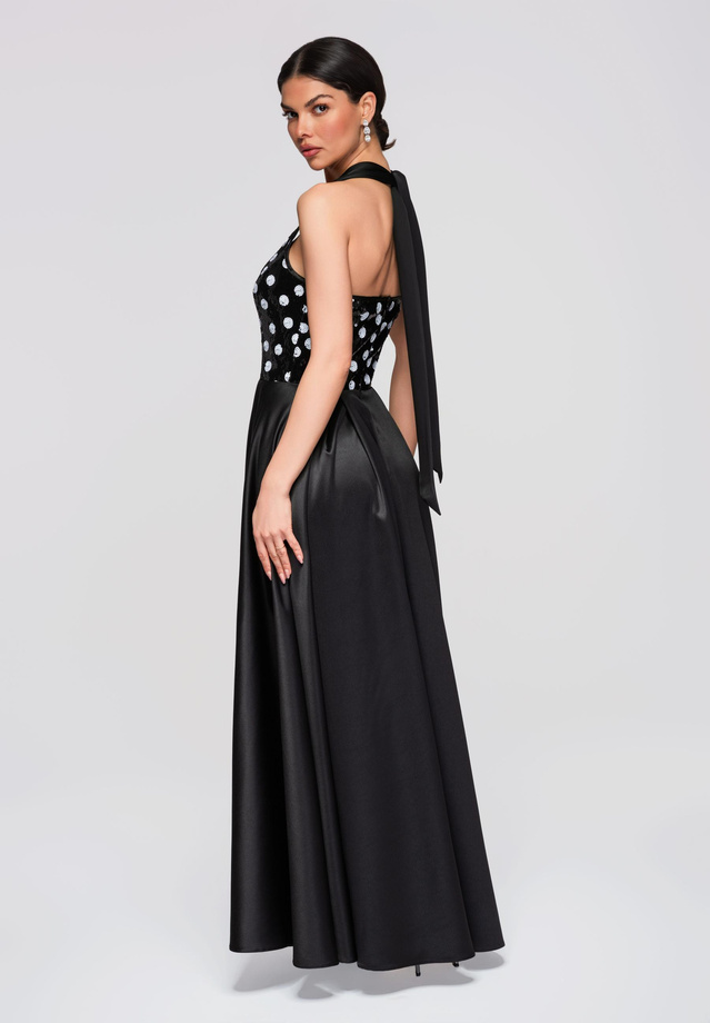 Evening dress LA-OM-DLR259 - black