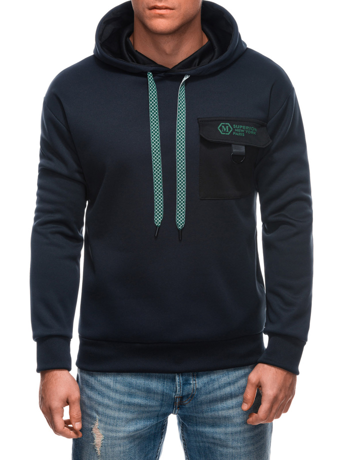 Men's zip-up sweatshirt B1700 - navy