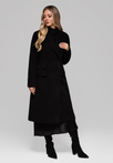 Women's double-breasted fitted coat LARICA OW-COLC-0108 v2 - black