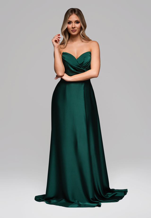 Evening dress LA-OM-DLR177 - fuchsia