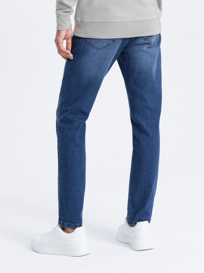 Men's denim pants SLIM FIT - blue V3 OM-PADP-0110