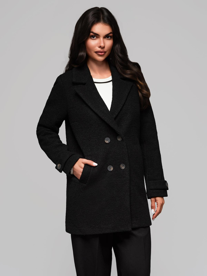 Fashionable women's coat CLR041 - black