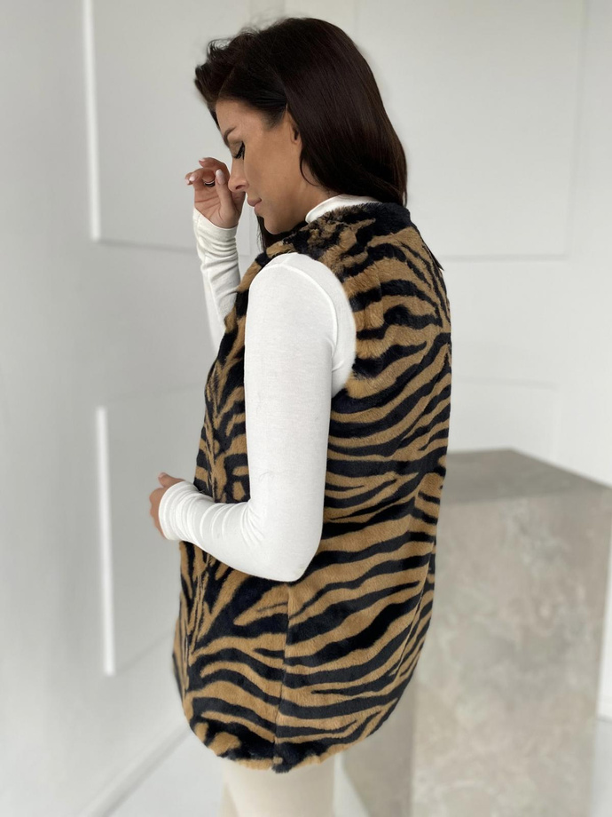 Women's vest VLR013 - brown