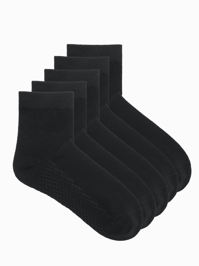 Men's socks U331 - black 5-pack