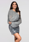 Women's sweater LW-SWSW-0117 v1 - grey