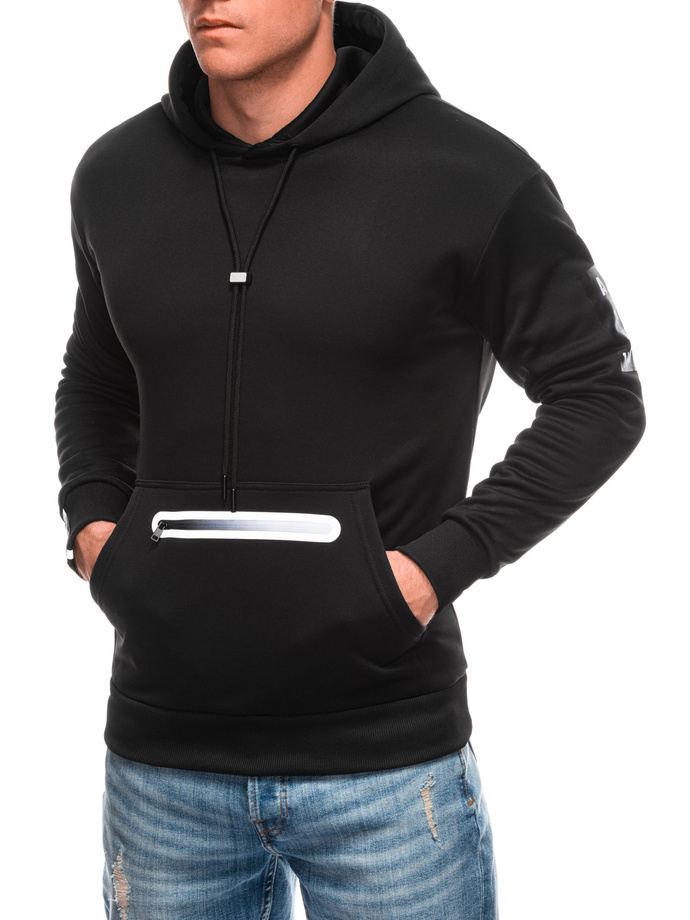 Men's zip-up sweatshirt B1699 - black