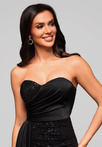 Evening dress LA-OM-DLR191 - black
