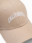 Men's baseball cap H174 - beige