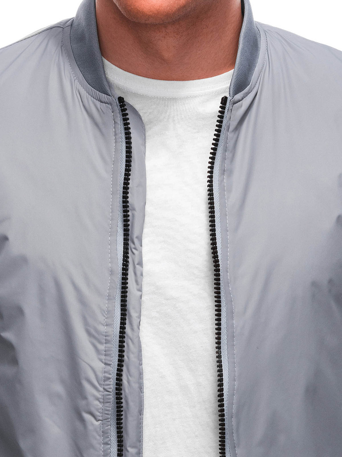 Men's mid-season jacket C532 - grey