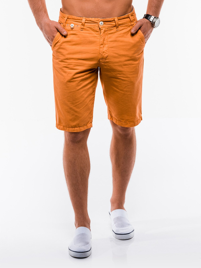 Men's chino shorts - orange W195