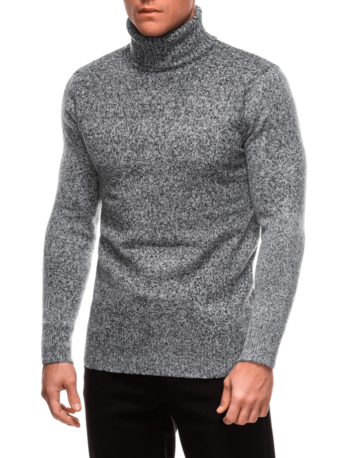 Men's turtleneck sweater E247 - graphite