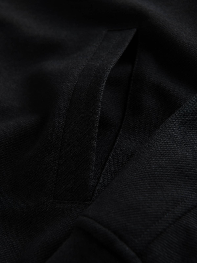 Men's raglan sleeve bomber jacket - black V1 OM-JANP-0159