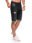 Men's denim shorts W506 - black