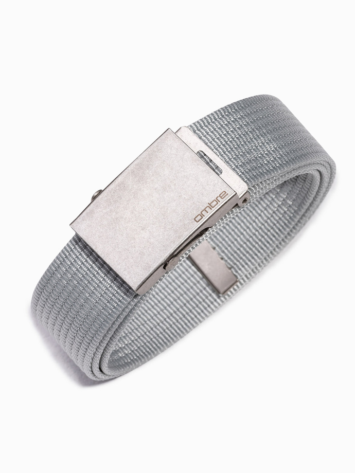 Men's belt of sash - gray A029