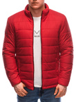 Men's mid-season quilted jacket C526 - red