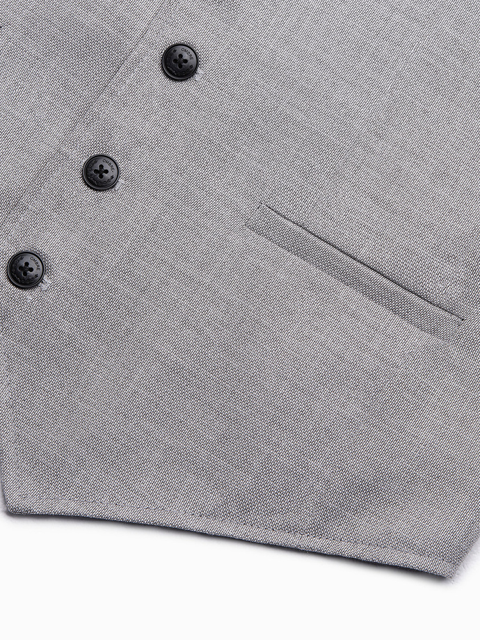 Men's vest - light grey V56