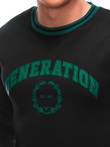 Men's sweatshirt B1622 - black/green