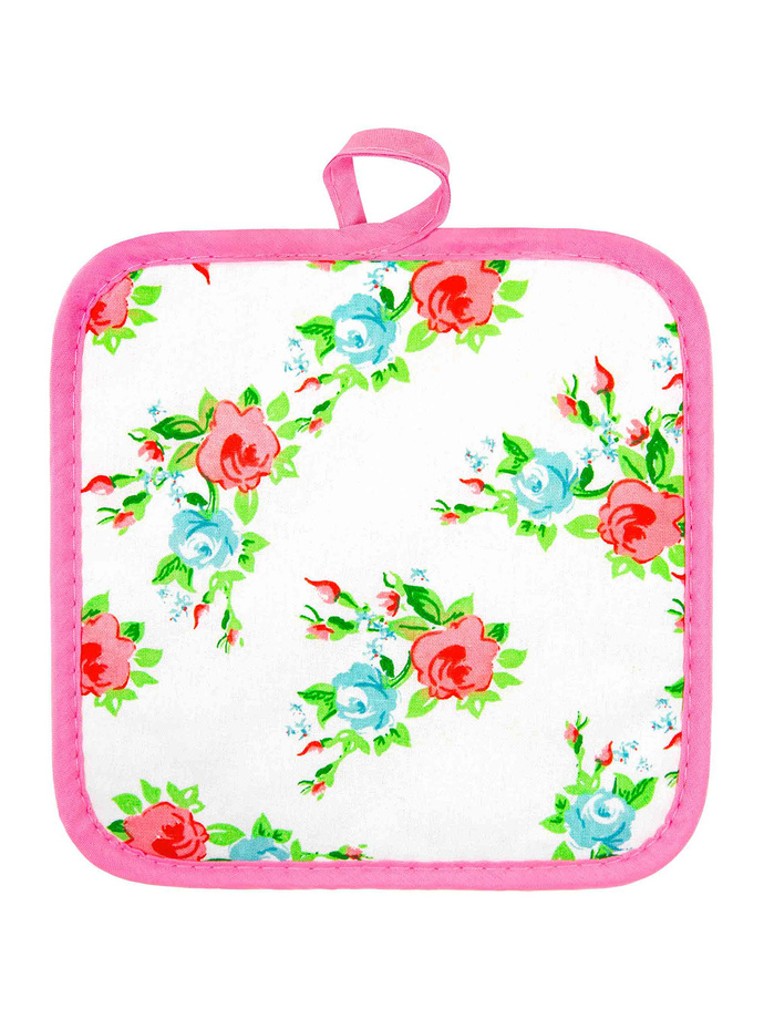 Table mat English Rose 18x18 A683 - white