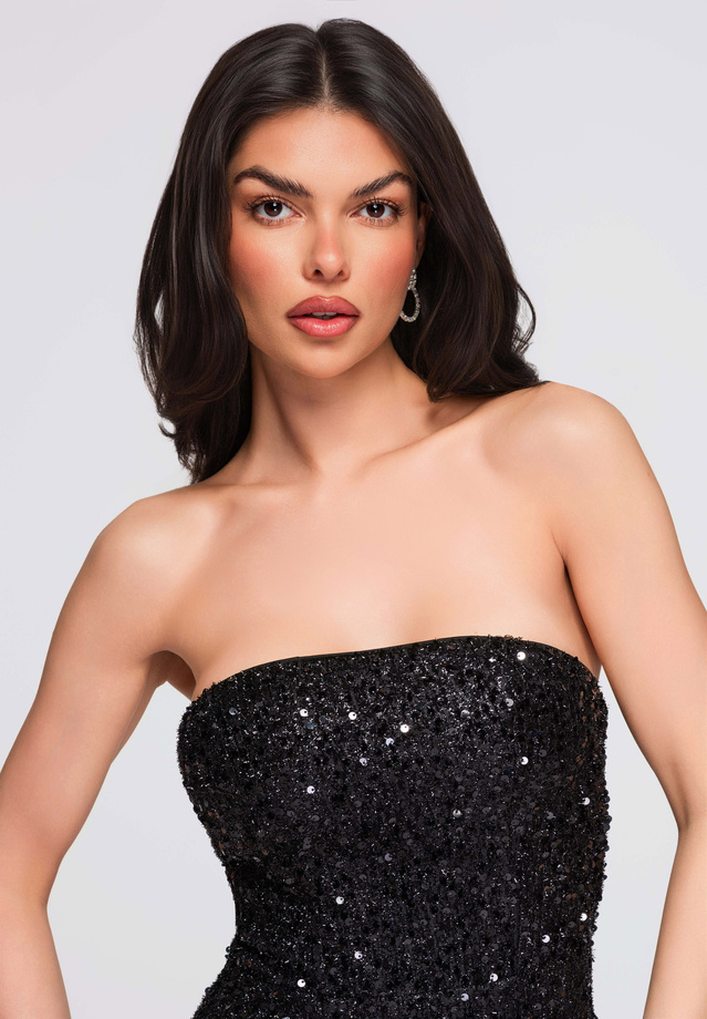 Evening dress LA-OM-DLR287 - black