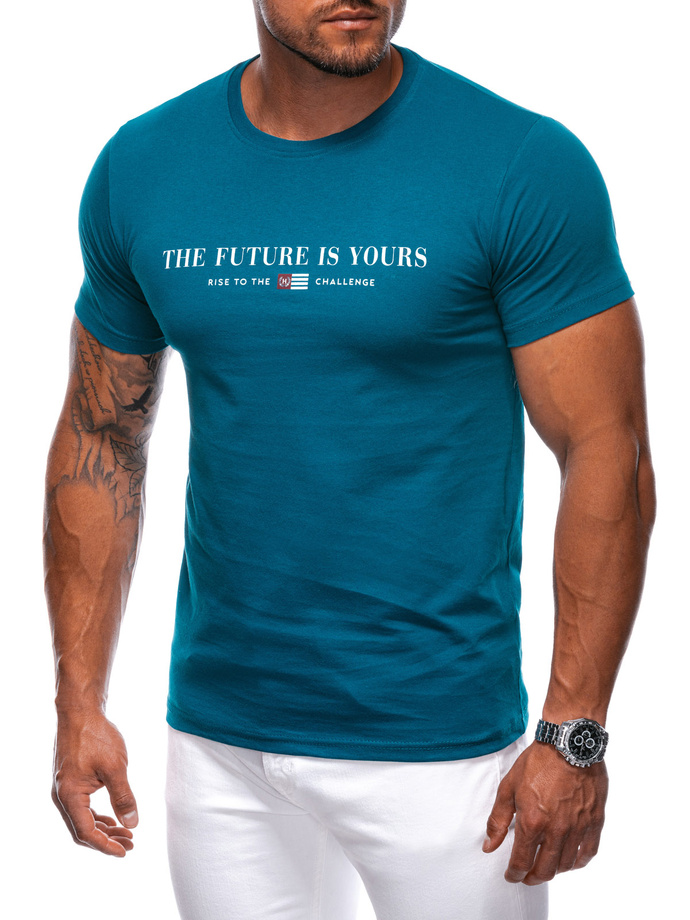 Men's t-shirt S1996 - turquoise