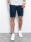 Men's denim shorts - dark jeans W361