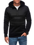 Men's zip-up sweatshirt B1684 - black