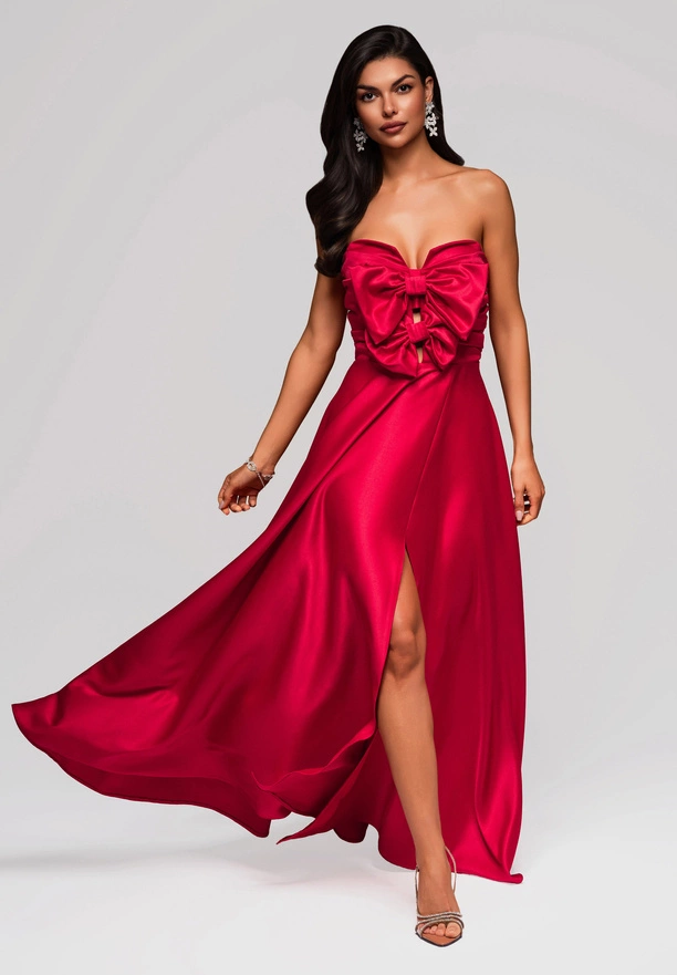 Evening dress LA-OM-DLR173 - red