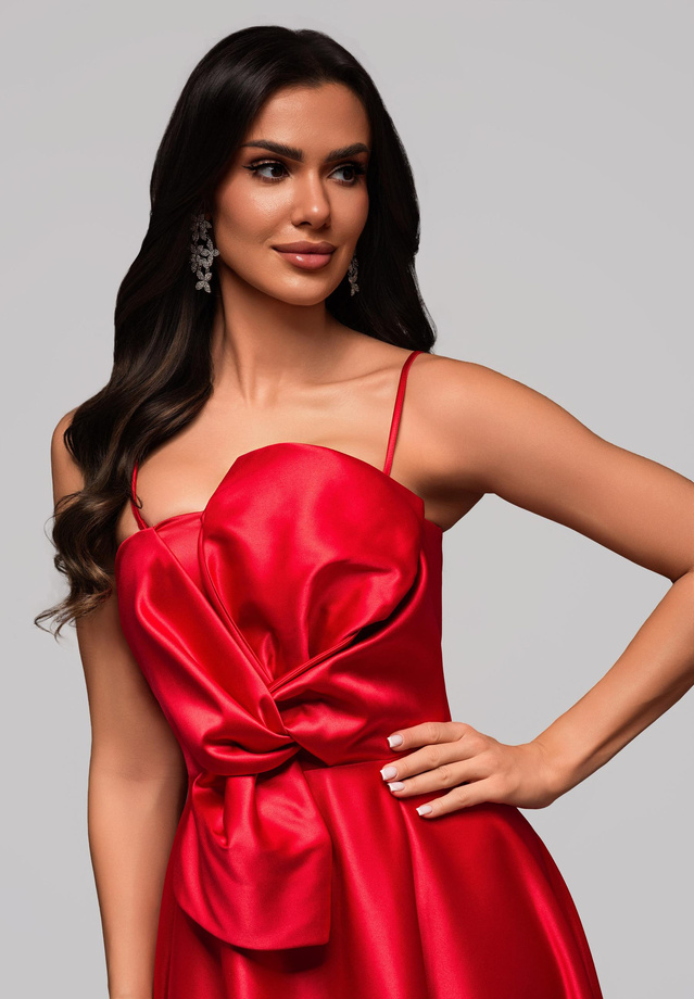 Evening dress LA-OM-DLR004 Regular Fit red