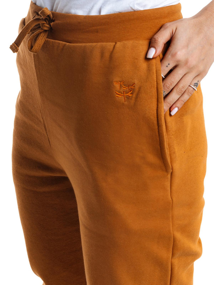 Women's sweatpants PLR265 - mustard