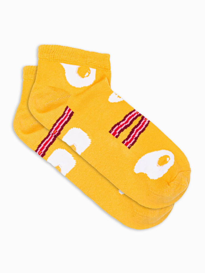 Men's socks - yellow U177