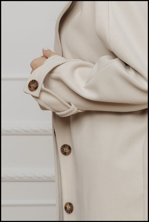 Fashionable women's coat CLR038 - beige